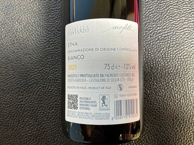 Palmento costanzo de etna carricante witte wijn 2023 (3x) - afbeelding 3 van  3