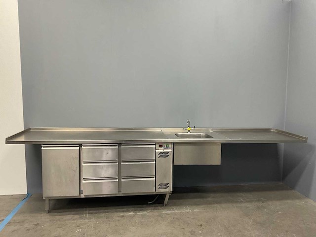 Palux kto73116p koelwerkbank met spoelbak - afbeelding 1 van  12