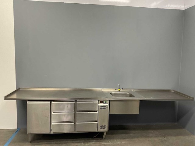 Palux kto73116p koelwerkbank met spoelbak - afbeelding 6 van  12