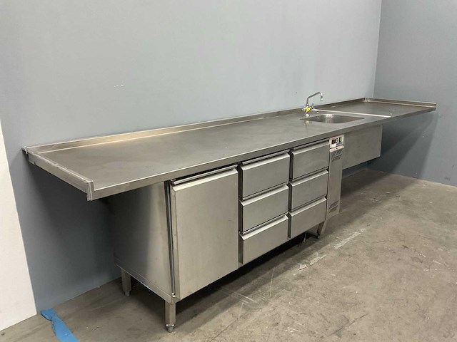 Palux kto73116p koelwerkbank met spoelbak - afbeelding 7 van  12