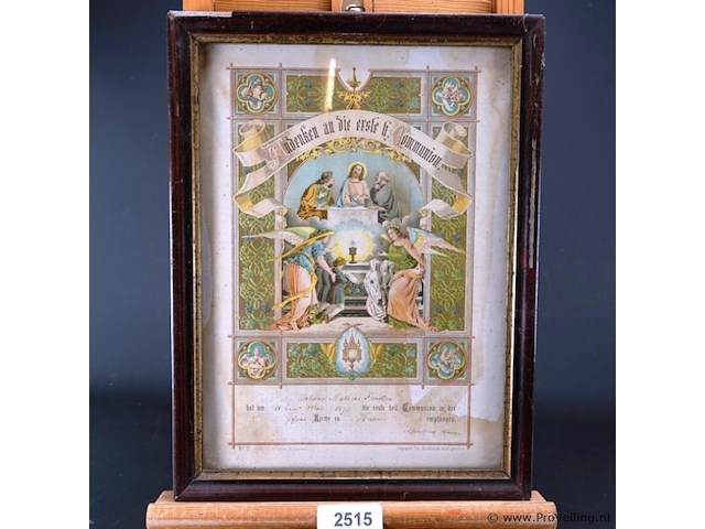 Pamflet eerste communie - afbeelding 1 van  5