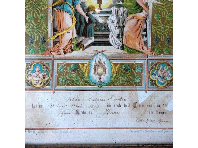 Pamflet eerste communie - afbeelding 4 van  5