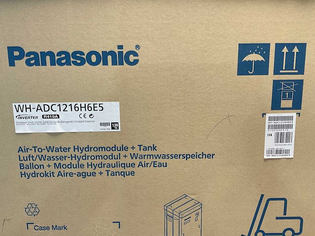 Panasonic - aquarea h wh-adc1216h6e5 - bi-bloc warmtepomp binnenunit 12-16kw - afbeelding 8 van  10