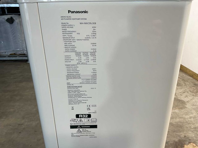 Panasonic - aquarea j wh-mxc09j3e8 - monobloc warmtepomp 9kw - afbeelding 7 van  11