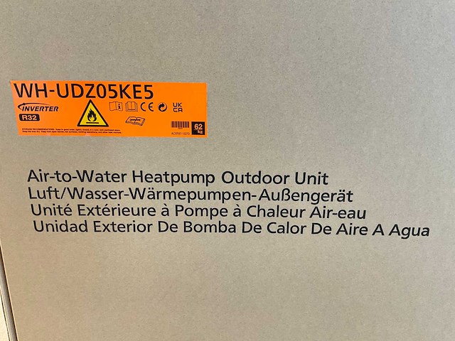 Panasonic - aquarea k wh-udz05ke5 - bi-bloc warmtepomp buitenunit 5kw - afbeelding 4 van  12