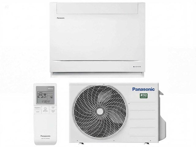Panasonic - etherea vloerconsole wifi airco - single-split 2,5kw - afbeelding 1 van  9