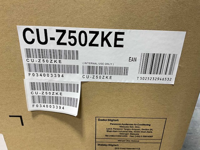 Panasonic - etherea wandmodel airco wifi - single-split 5,0kw - afbeelding 5 van  9