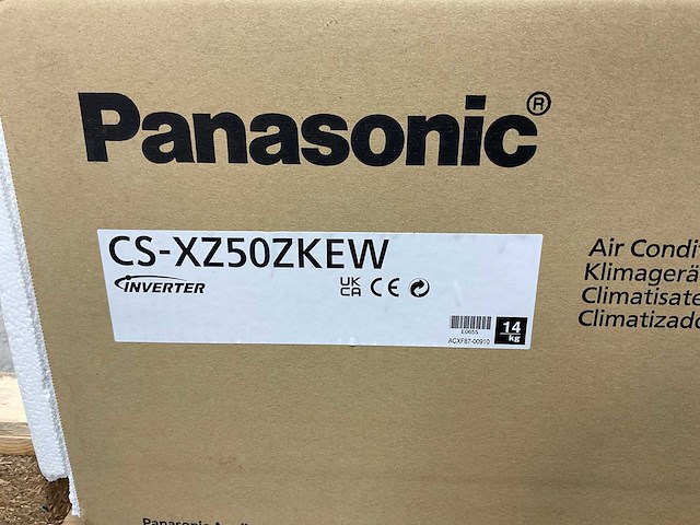 Panasonic - etherea wandmodel airco wifi zilver - single-split 5,0kw - afbeelding 8 van  8