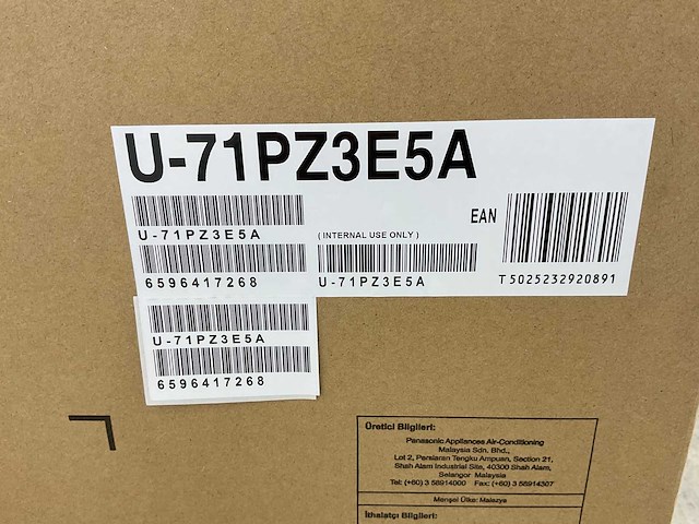 Panasonic - paci nx standard airco - plafondmodel single-split 7,1kw - afbeelding 8 van  11