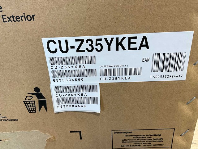 Panasonic - server wandmodel airco wifi - single-split 3,5kw - afbeelding 5 van  12