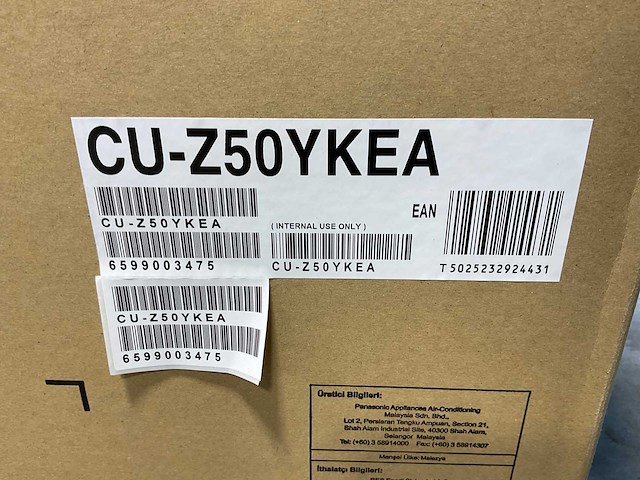 Panasonic - server wandmodel airco wifi - single-split 5,0kw - afbeelding 8 van  12
