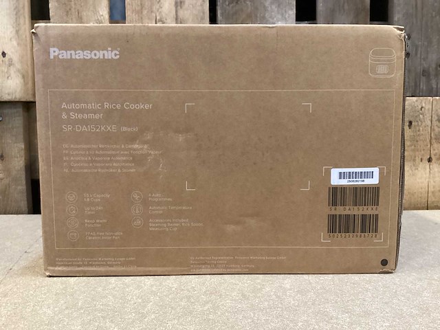 Panasonic - sr-da152kxe - rijstkoker / stoomkoker - afbeelding 3 van  4