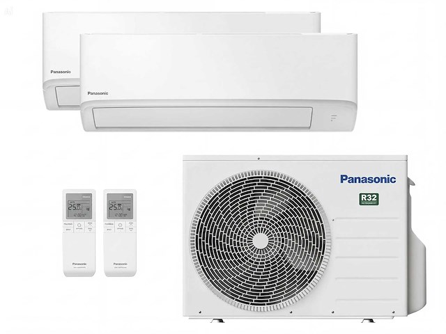 Panasonic - tz wandmodel wifi airco - multi-split 5,2kw - 2 binnenunits - afbeelding 1 van  10