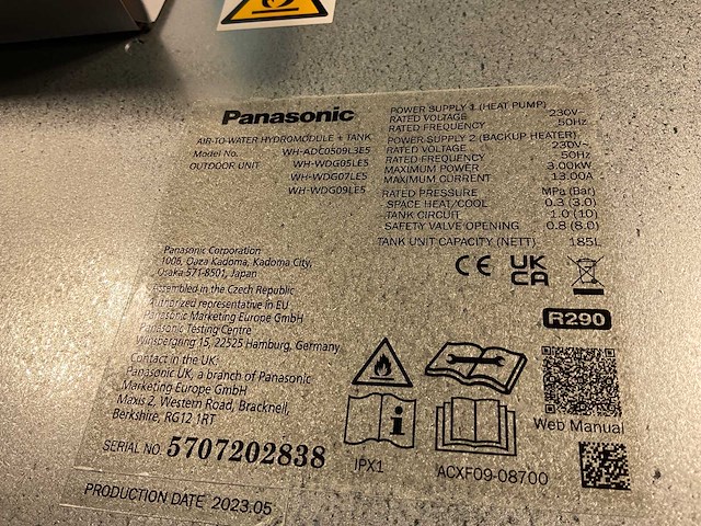 Panasonic - warmtepompset all-in-one 5kw - aquarea l generatie - afbeelding 11 van  14