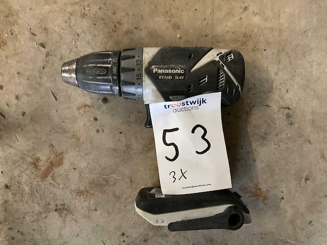 Panasonic accu- boormachine (3x) - afbeelding 2 van  3