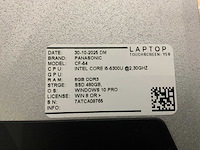 Panasonic cf-54 toughbook laptop (2x) - afbeelding 3 van  12