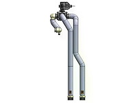Panasonic cz-nv1 3-wegklep inbouw - afbeelding 2 van  2
