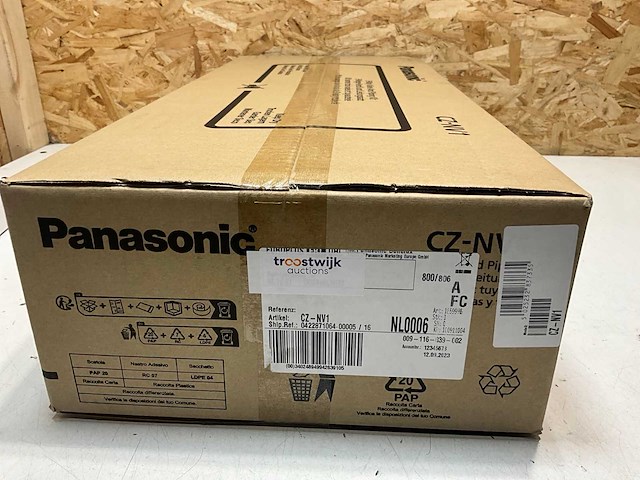 Panasonic cz-nv1 3-wegklep inbouw - afbeelding 3 van  5