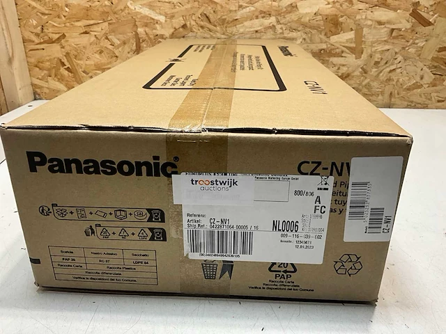 Panasonic cz-nv1 3-wegklep inbouw - afbeelding 3 van  5