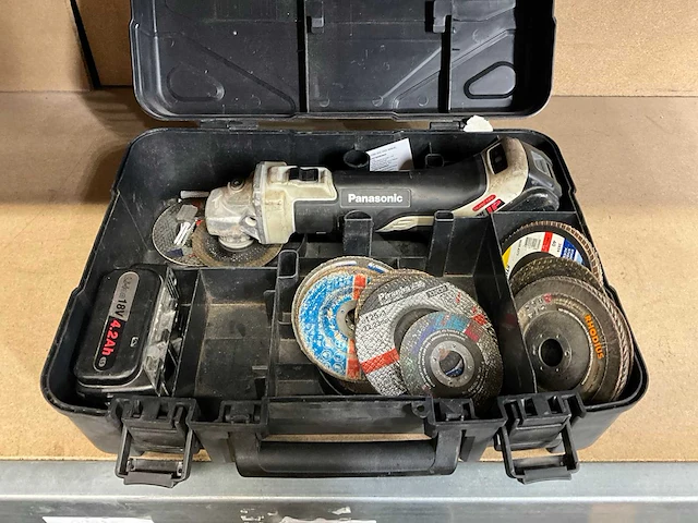 Panasonic ey46a2 haakse slijpmachine - afbeelding 1 van  6