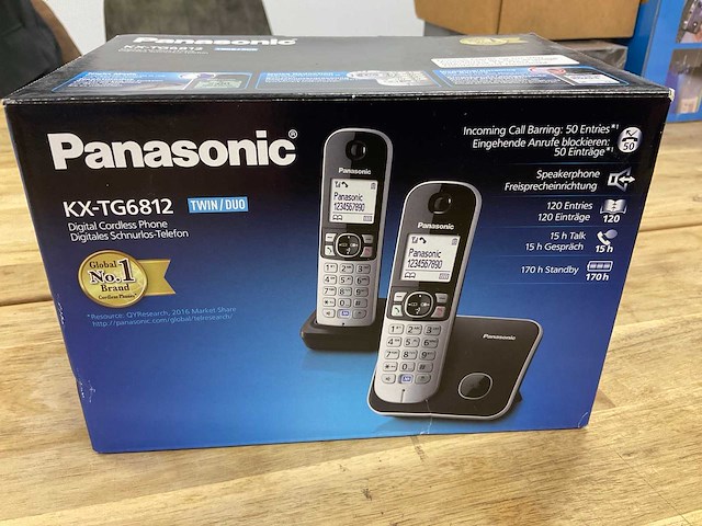 Panasonic kx-tg6812 telefoons - afbeelding 1 van  2