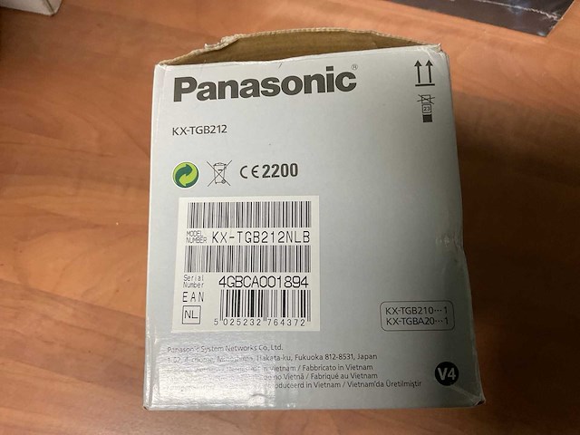 Panasonic kx-tgb212 huistelefoon - afbeelding 1 van  1