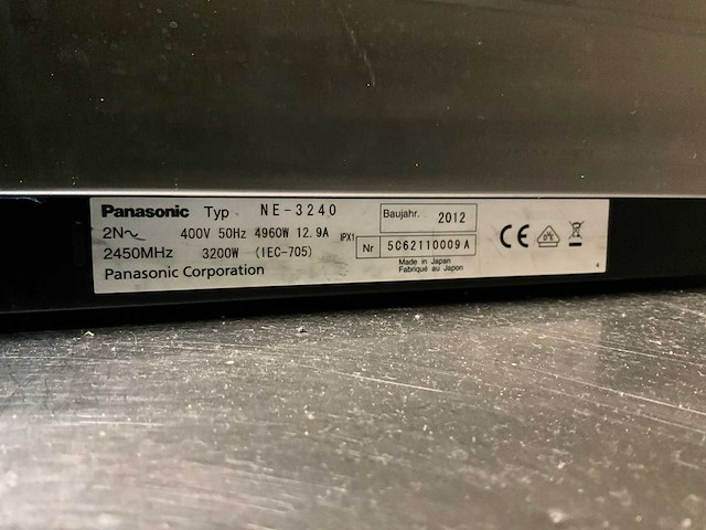 Panasonic ne-3240 magnetron - afbeelding 5 van  5