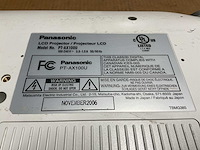Panasonic pt-ax100u lcd projector - afbeelding 7 van  7