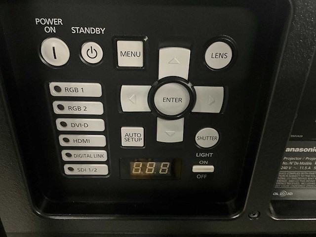 Panasonic pt-dz21k2 dlp projector - afbeelding 11 van  13