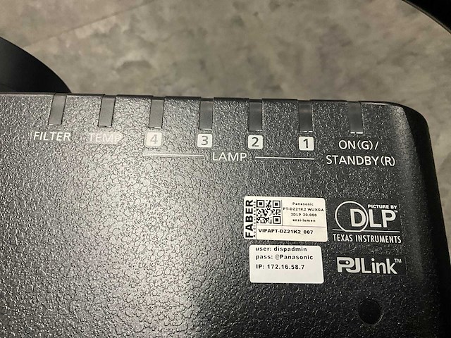 Panasonic pt-dz21k2 dlp projector - afbeelding 13 van  13