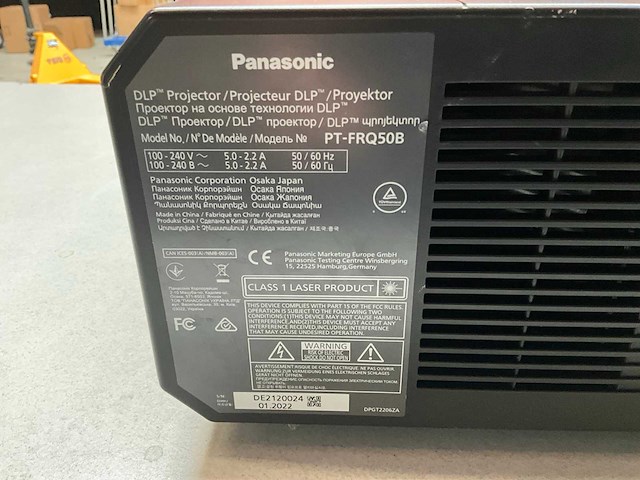 Panasonic pt-frq50b 4k ultra hd laser beamer - afbeelding 5 van  6