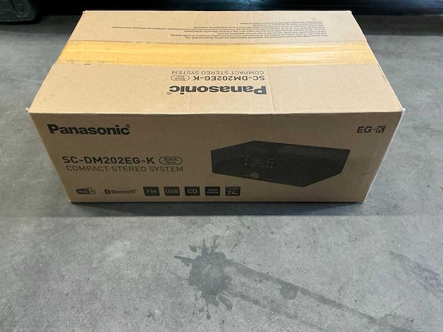 Panasonic sc-dm202eg-k compact stereo system - afbeelding 2 van  3