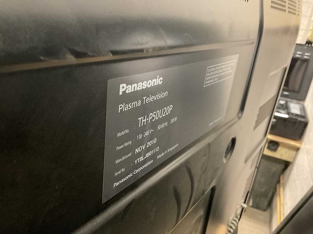 Panasonic th-p50u20p plasma televisie - afbeelding 6 van  6