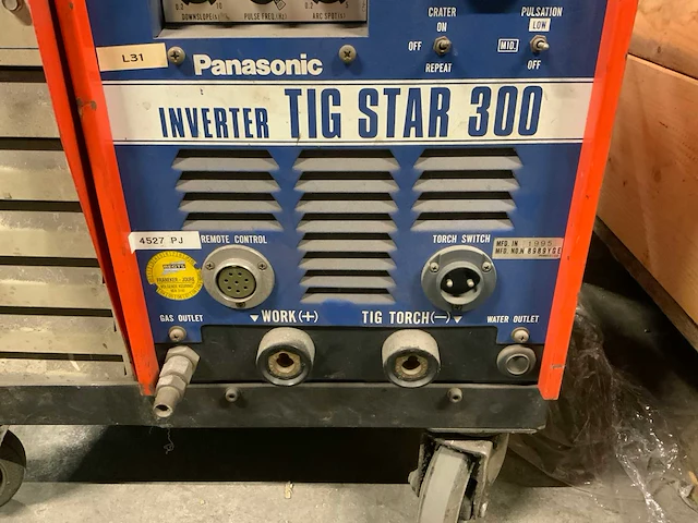 Panasonic tig star 300 lasapparaat - afbeelding 4 van  6
