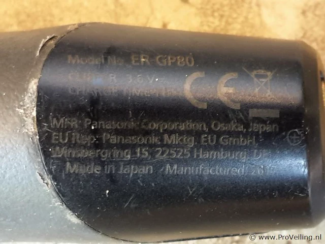 Panasonic tondeuse er-gp80 - afbeelding 4 van  5