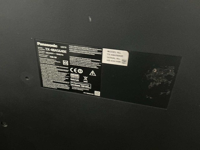 Panasonic tx-48as640e televisie - afbeelding 1 van  1