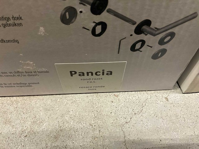 Pancia, brunico rond rozet deurkrukset (40x) - afbeelding 4 van  7