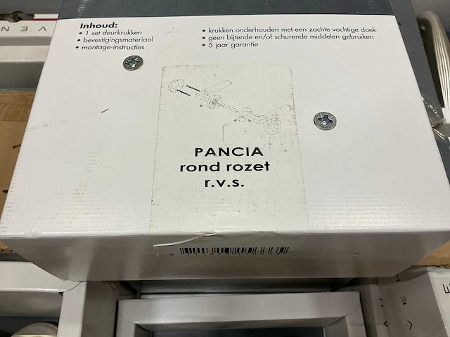 Pancia rond rozet deurbeslag (140x) - afbeelding 3 van  3