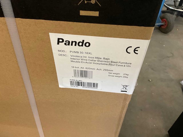 Pando pvmb30-16 inbouw wijnklimaatkast - afbeelding 5 van  5