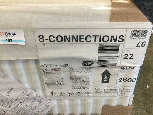 Paneelradiator 400 cm - afbeelding 3 van  3