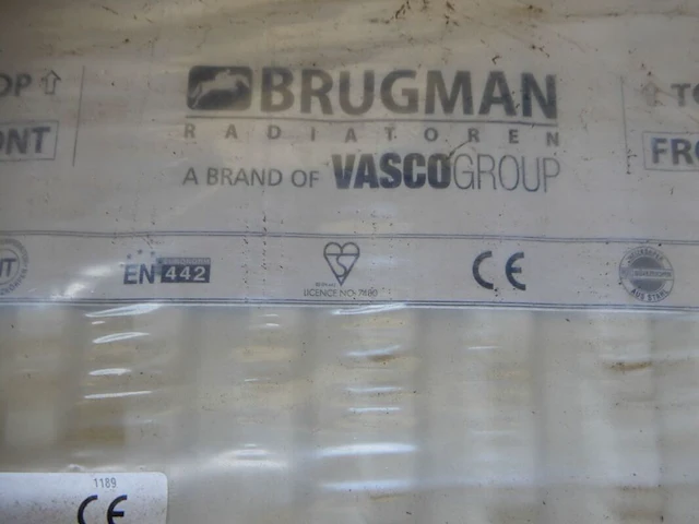 Paneelradiator, brugman, compact, wit, t11 600x880 - afbeelding 3 van  5