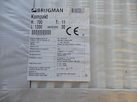 Paneelradiator, brugman, compact, wit, t11 700x1200 - afbeelding 3 van  5