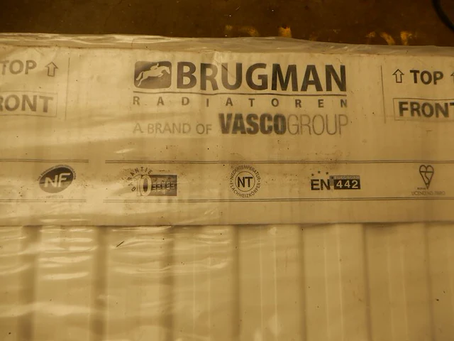 Paneelradiator, brugman, compact, wit, t21 300x800 - afbeelding 3 van  5