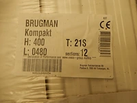 Paneelradiator, brugman, compact, wit, t21 400x480 - afbeelding 4 van  5