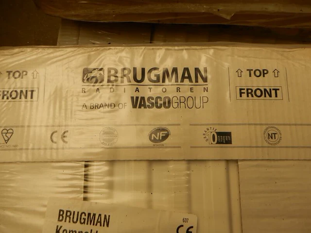 Paneelradiator, brugman, compact, wit, t21 400x480 - afbeelding 3 van  5