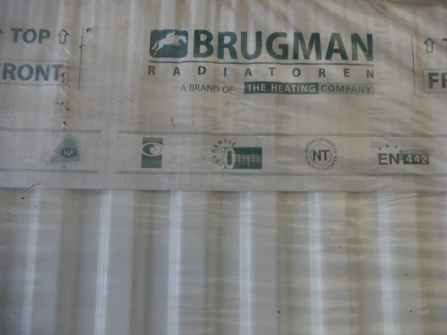 Paneelradiator, brugman, compact, wit, t21 400x480 - afbeelding 2 van  5