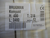 Paneelradiator, brugman, compact, wit, t21 400x480 - afbeelding 3 van  5