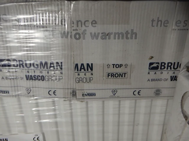 Paneelradiator, brugman, compact, wit, t21 600x2400 - afbeelding 2 van  5