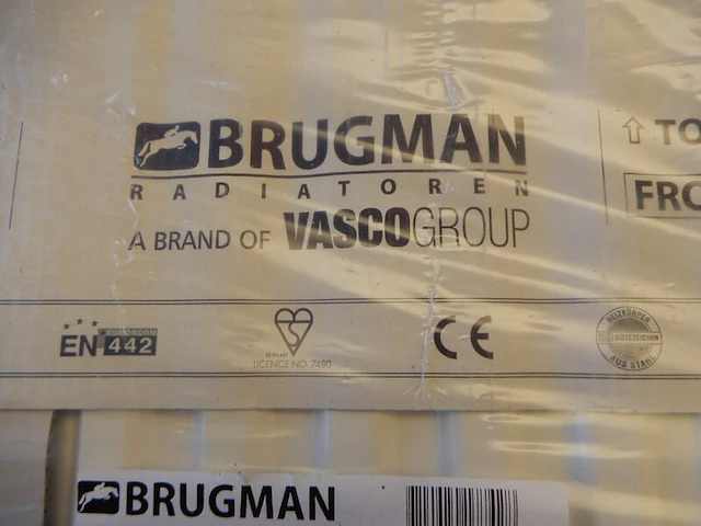Paneelradiator, brugman, compact, wit, t21 600x560 - afbeelding 3 van  5