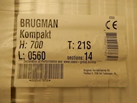 Paneelradiator, brugman, compact, wit, t21 700x560 - afbeelding 4 van  5